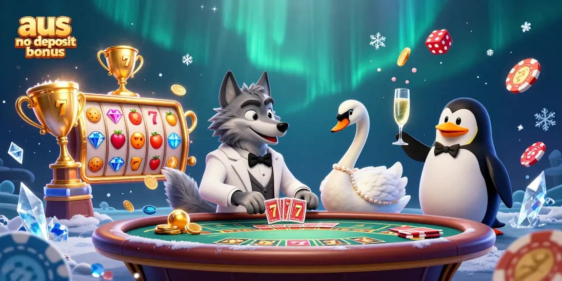 Experience the thrill of aus no deposit bonus with lively casino characters and dynamic slot elements.
