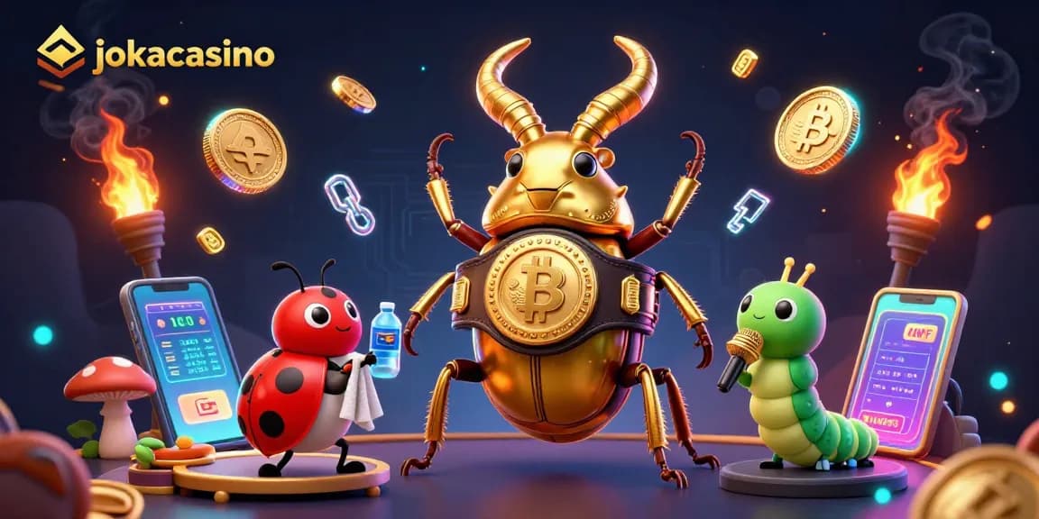 Experience the excitement at jokacasino with a thrilling 3D cartoon showdown featuring casino elements.