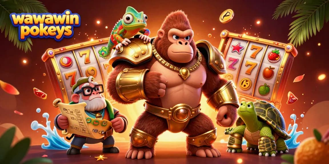 Experience thrilling action with wawawin pokies in an engaging 3D casino adventure scene.