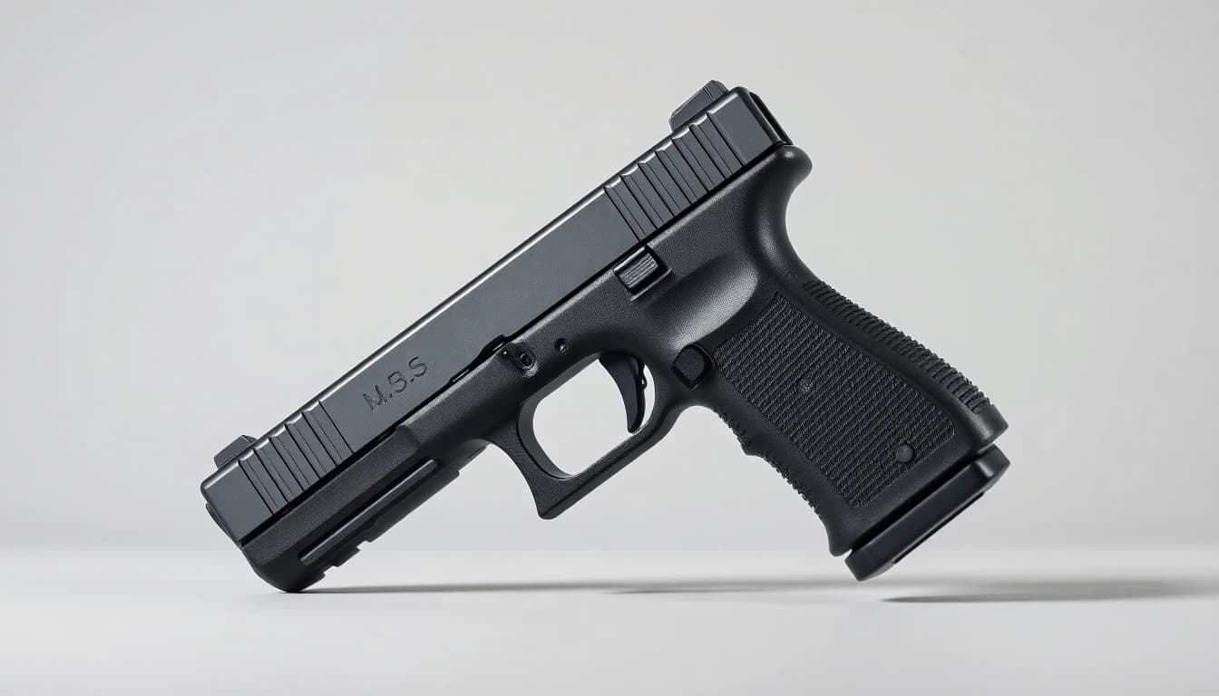 Showcase glock 17 slide for sale highlighting its precision engineering and sleek design.