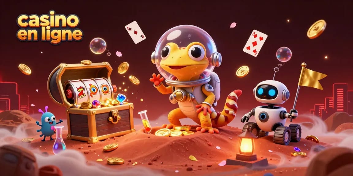 Le casino en ligne révèle une aventure avec des gains dans une scène dynamique et colorée, captivant les joueurs.
