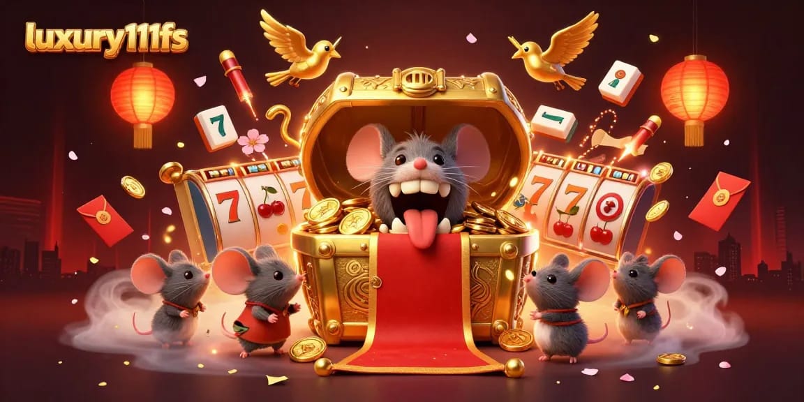 Experience luxury111fs in a vibrant casino scene with enchanting treasures and exciting game elements.