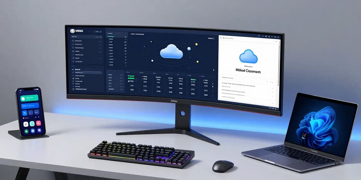 MB66 software development workspace showing cloud computing integration and advanced user experience design.
