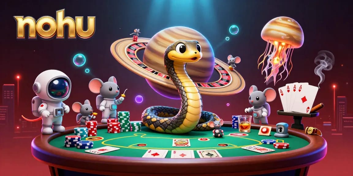 Nohu: Immerse in thrilling bets with a cosmic roulette and stunning 3D gaming elements