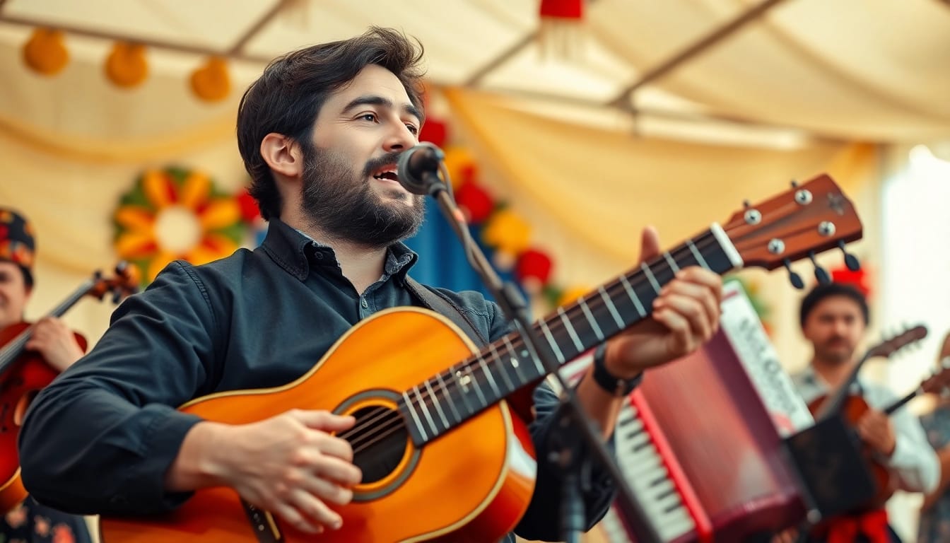 Oferind muzica populara romaneasca printr-un concert vibrant de folclor.