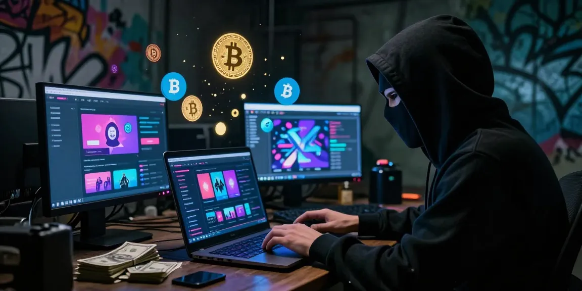 Exploring the Best Darknet Markets 2026 with vibrant digital interfaces and cryptocurrency symbols in a mysterious underground setting.