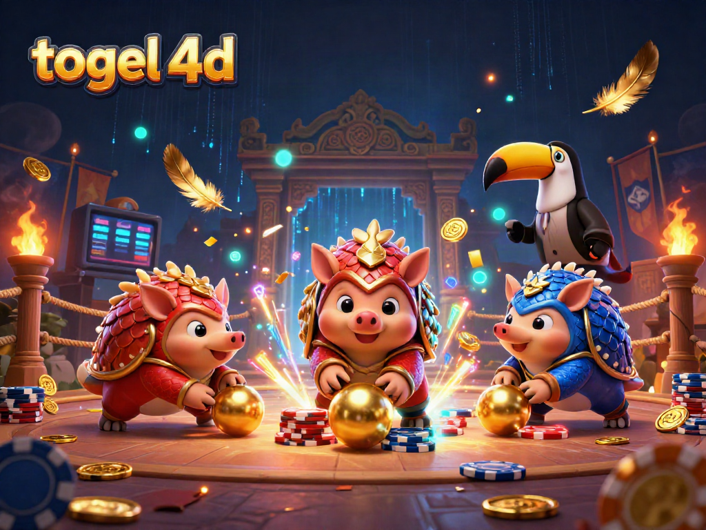 Realize winning strategies with togel 4d in a vibrant 3D casino scene showcasing rivals.