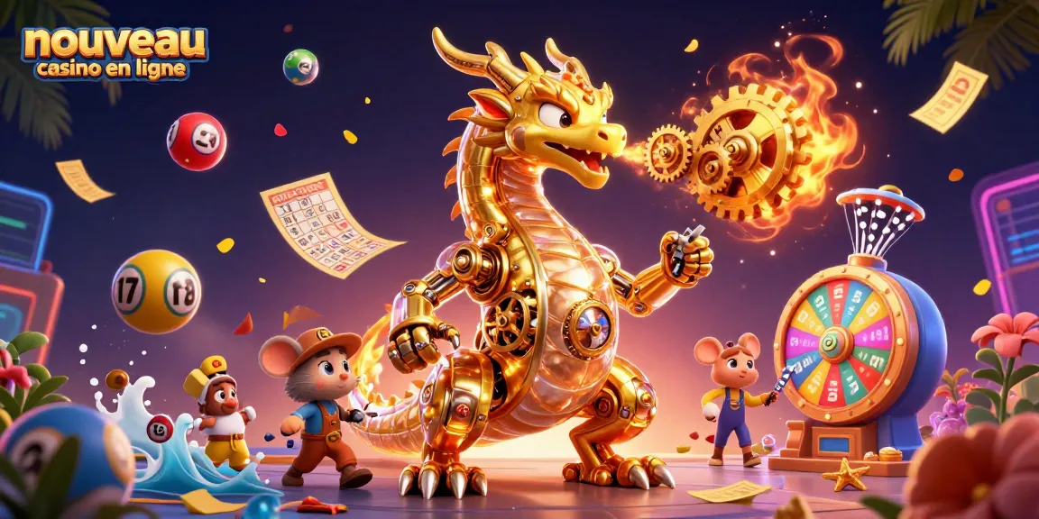 Découvrez le nouveau casino en ligne avec des jeux passionnants, des boules de loterie colorées et un dragon fantastique !