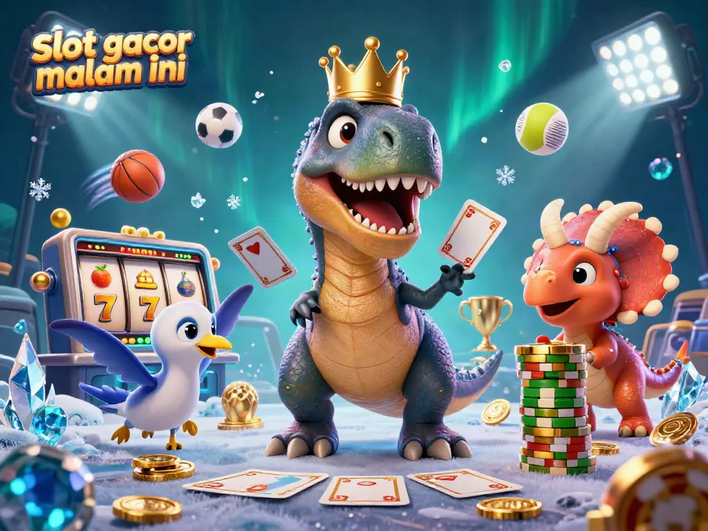Menangkan slot gacor malam ini dengan ilustrasi kasino petualangan menyenangkan.