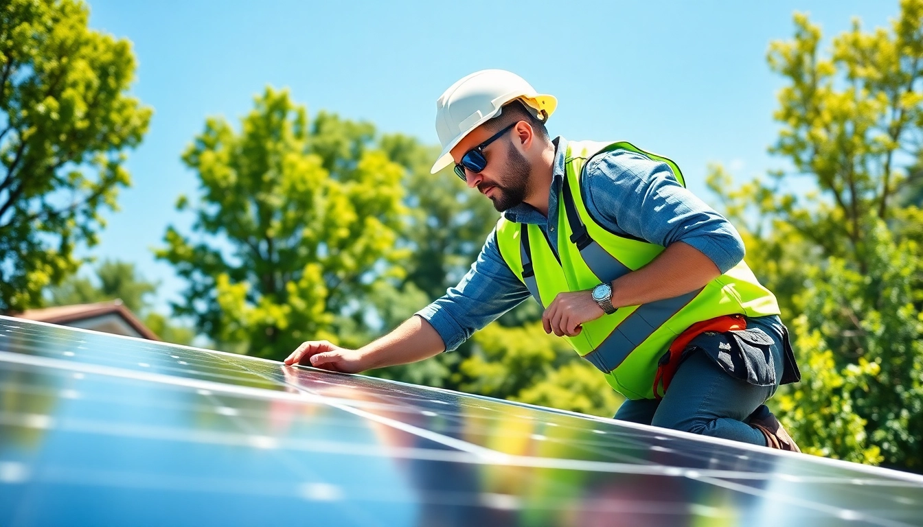 Enhance your understanding of solar maintenance New Jersey with expert technicians inspecting residential solar panels.