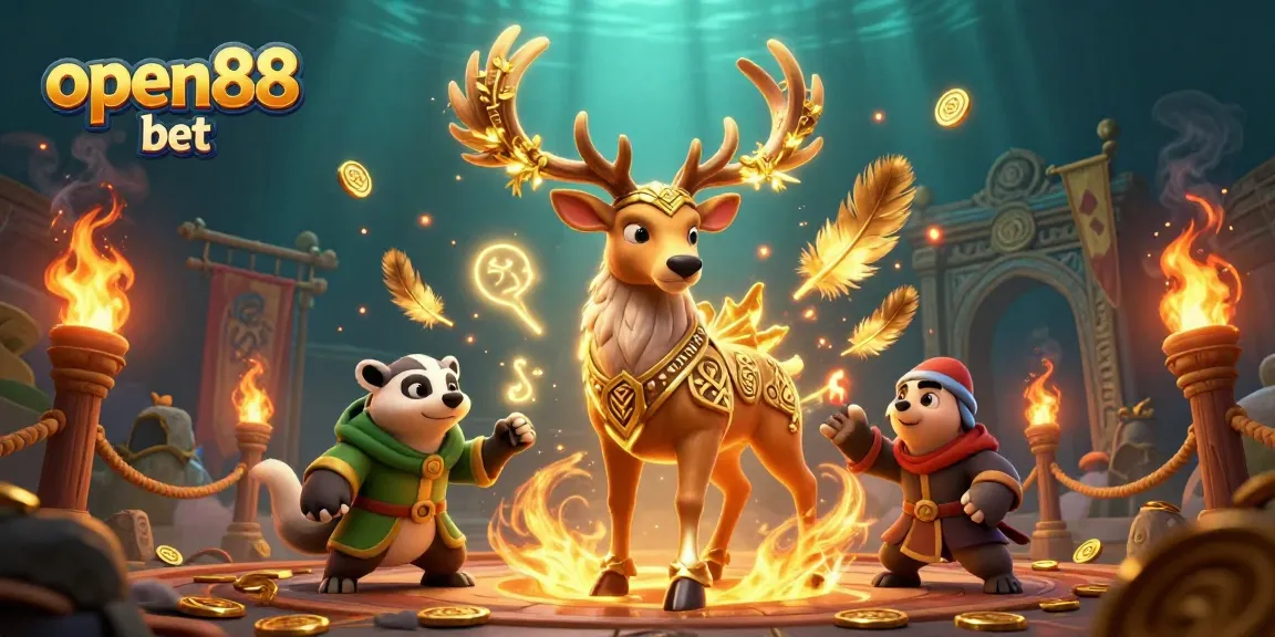 Join the action and explore open88 bet’s dynamic gambling experience with mystical creatures and vibrant game elements.