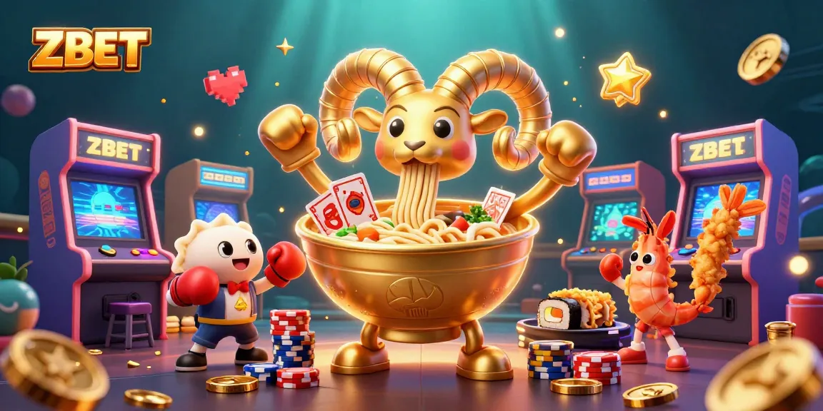 ZBET engages players with vibrant 3D casino elements like cards and chips in a dynamic scene.