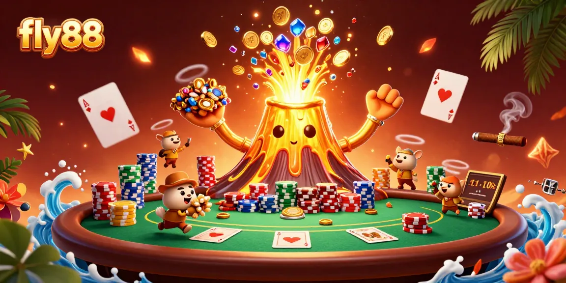 Experience thrilling gameplay at fly88 with exciting casino elements and vibrant character action.