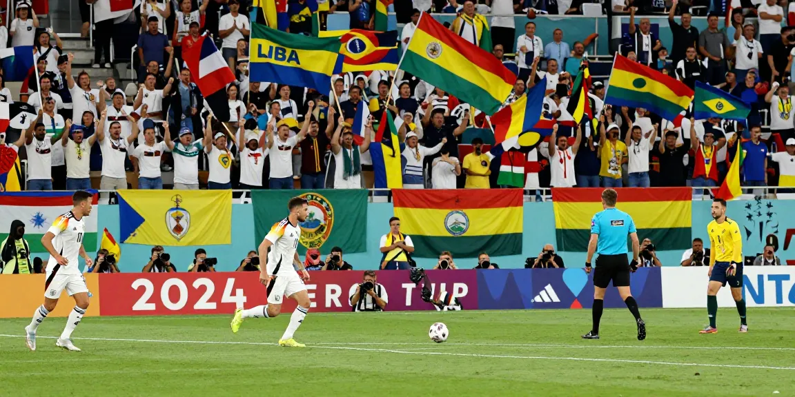thefappening football fans cheering Germany vs Curaçao match during 2026 World Cup