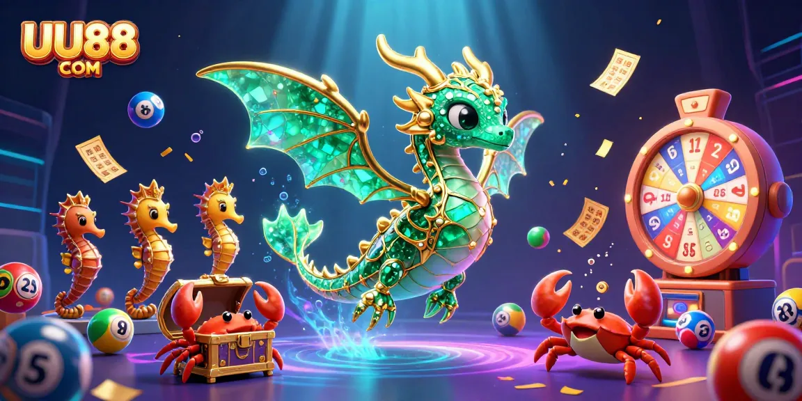 Experience thrilling gameplay at UU88 COM with engaging lottery activities, highlighted by dynamic colorful elements.