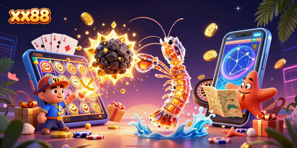 Experience thrilling gameplay at xx88 with dynamic characters and vibrant casino elements.