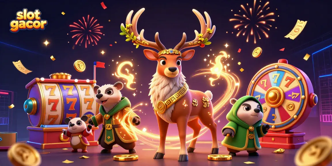 Experience thrilling slot gacor excitement with vibrant characters and dynamic game elements.