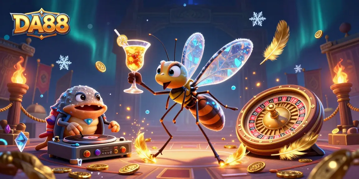 Experience DA88 action with 3D casino characters in a vibrant betting atmosphere.