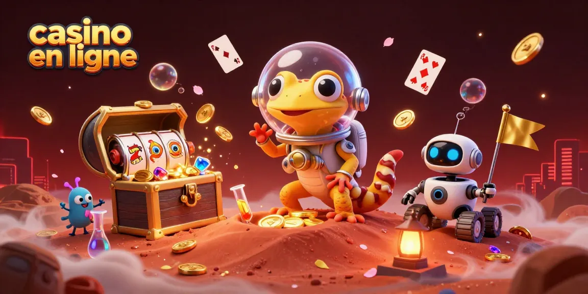 Le casino en ligne révèle une aventure avec des gains dans une scène dynamique et colorée, captivant les joueurs.