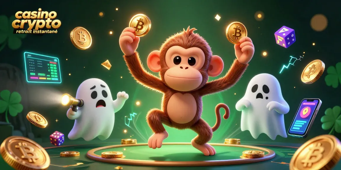 Gagnez rapidement avec casino crypto retrait instantané dans une scène colorée avec des éléments de jeu