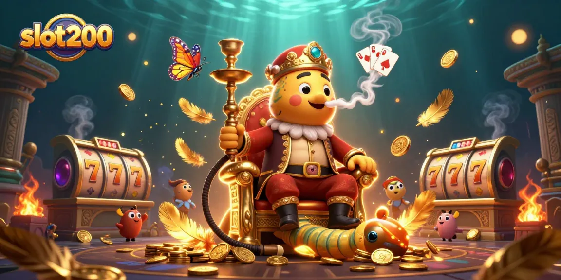Slot200 menghadirkan beragam permainan slot dalam ilustrasi kasino yang megah.