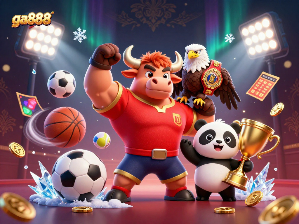 Grab exciting wins at ga888 casino with our vibrant illustration of champions!