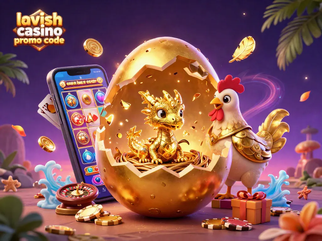 Activate your winnings with lavish luck casino promo code in this vibrant casino scene full of games.