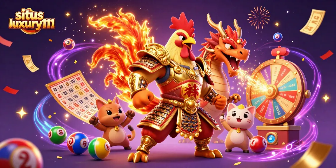 Experience thrilling games at situs luxury111 with vibrant characters and dynamic casino elements.