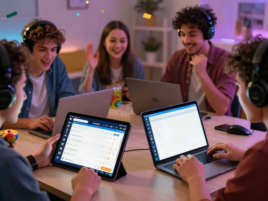 Engaged users exploring harga toto lottery platform on digital devices.