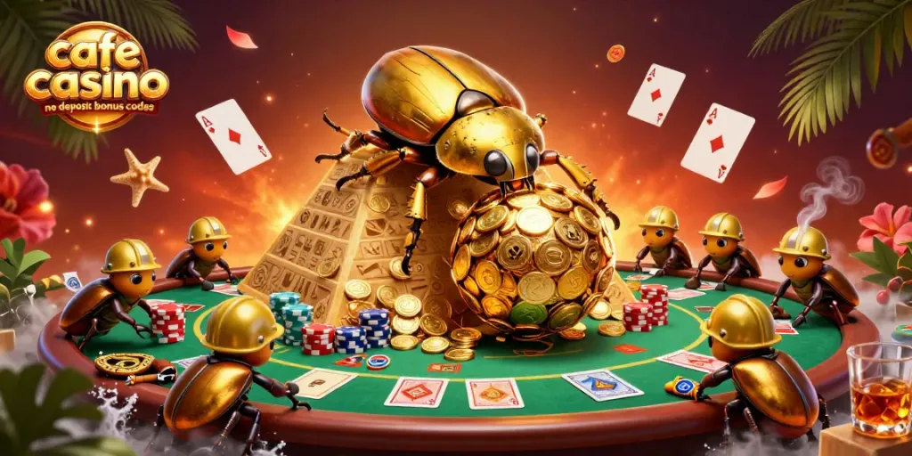 Experience exciting gameplay with cafe casino no deposit bonus codes and a dynamic golden beetle scene.