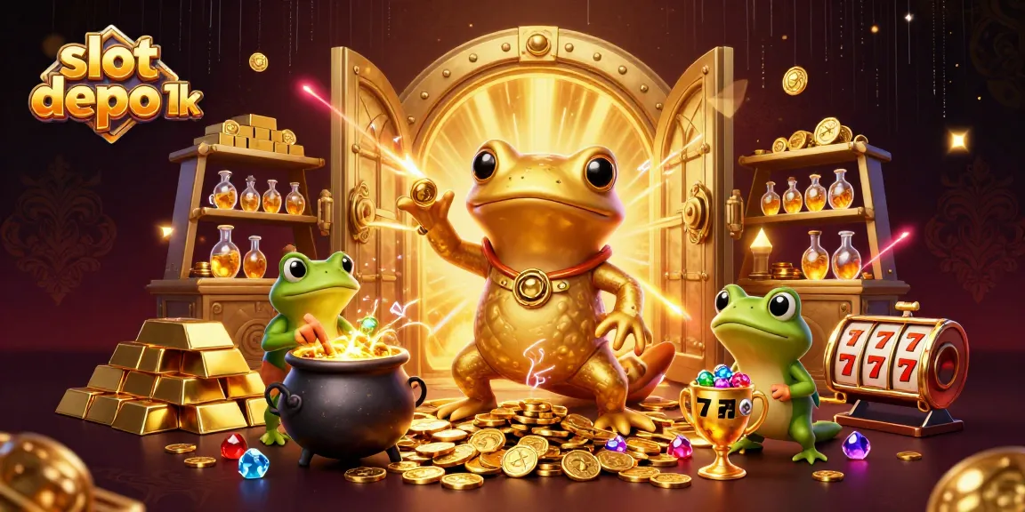 Experience exhilarating slot gameplay at slot depo 1k with golden treasures and vibrant casino elements.