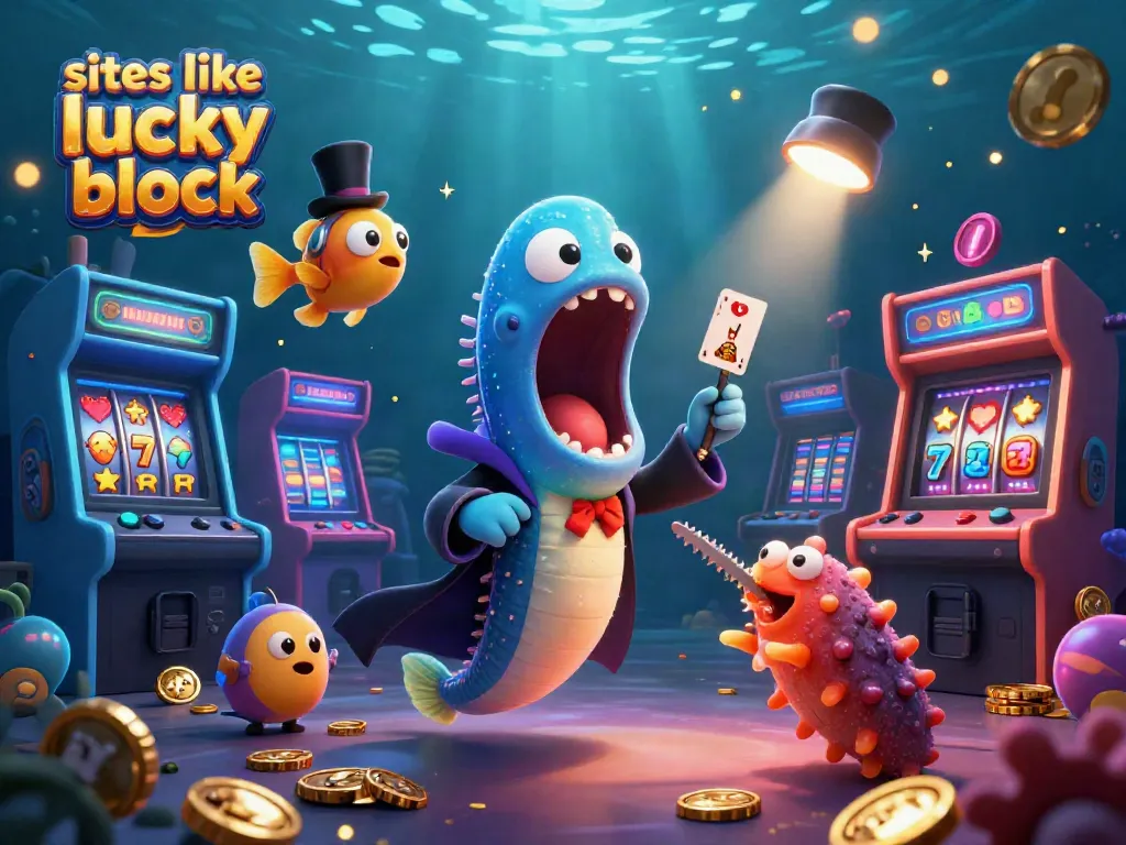 Engage with sites like lucky block through an interactive underwater casino adventure featuring fun characters.