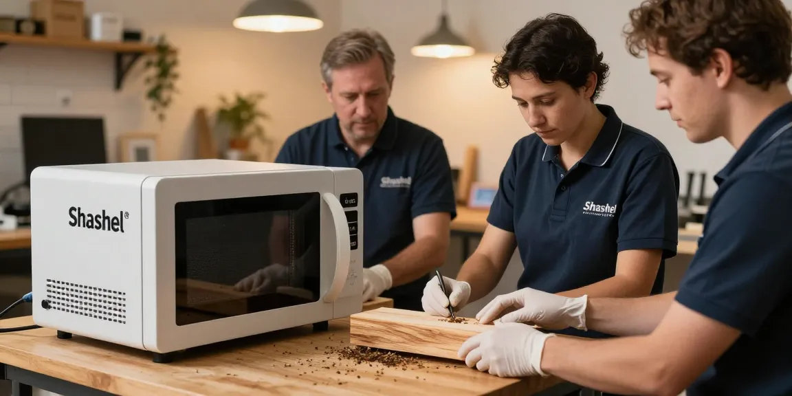 Shashel professional service team eliminating wood pests, trusted local provider.