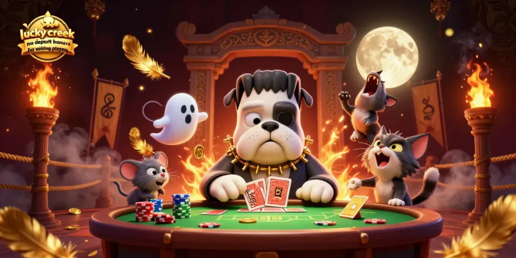 Play at Lucky Creek Casino with no deposit bonus for existing players for huge winnings!