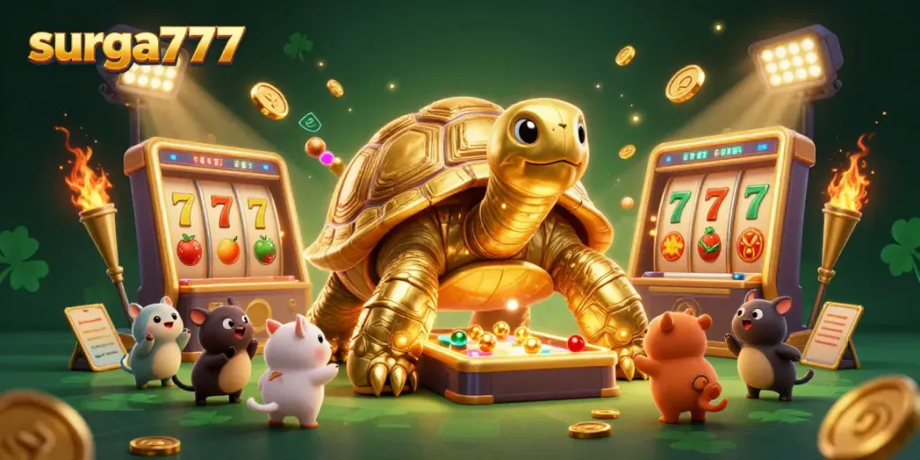 Experience surga777 with vibrant slot games and a golden gaming atmosphere.