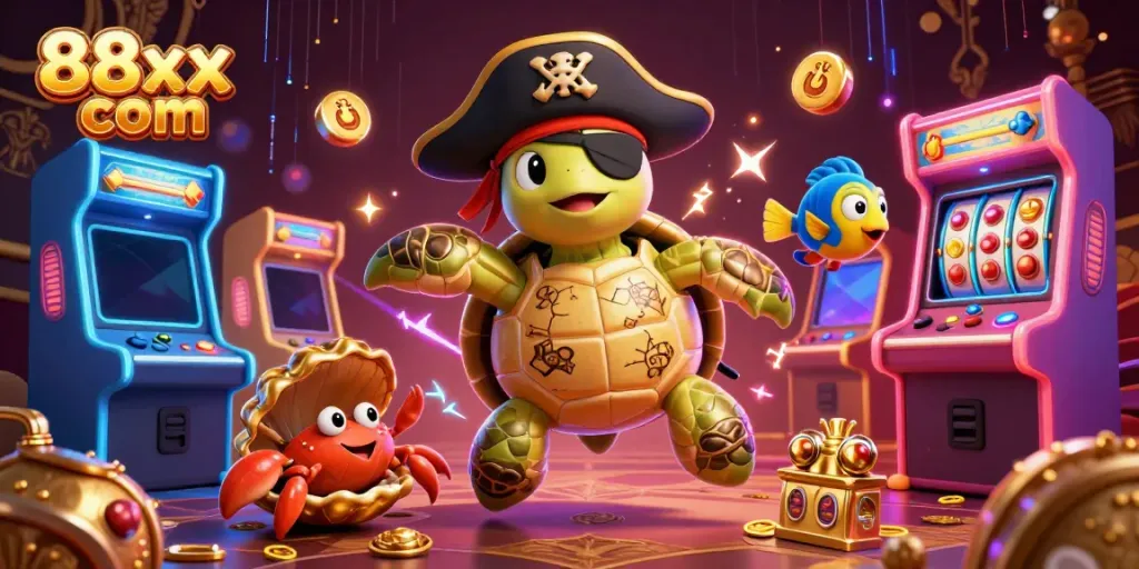 Experience thrilling games with 88xx com featuring dynamic characters, colorful casino elements, and exciting slot action.