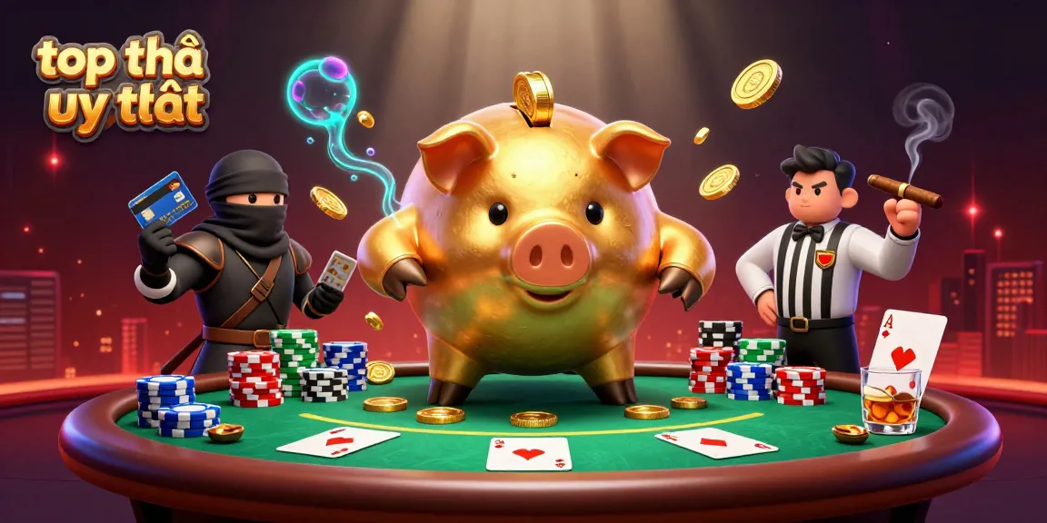 Engage with top nhà cái uy tín in a vibrant casino scene featuring dynamic characters battling over poker chips.