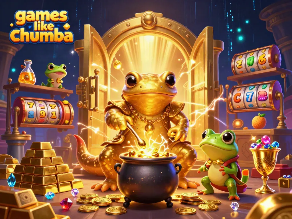 Experience games like chumba with immersive elements in a vibrant 3D casino world.
