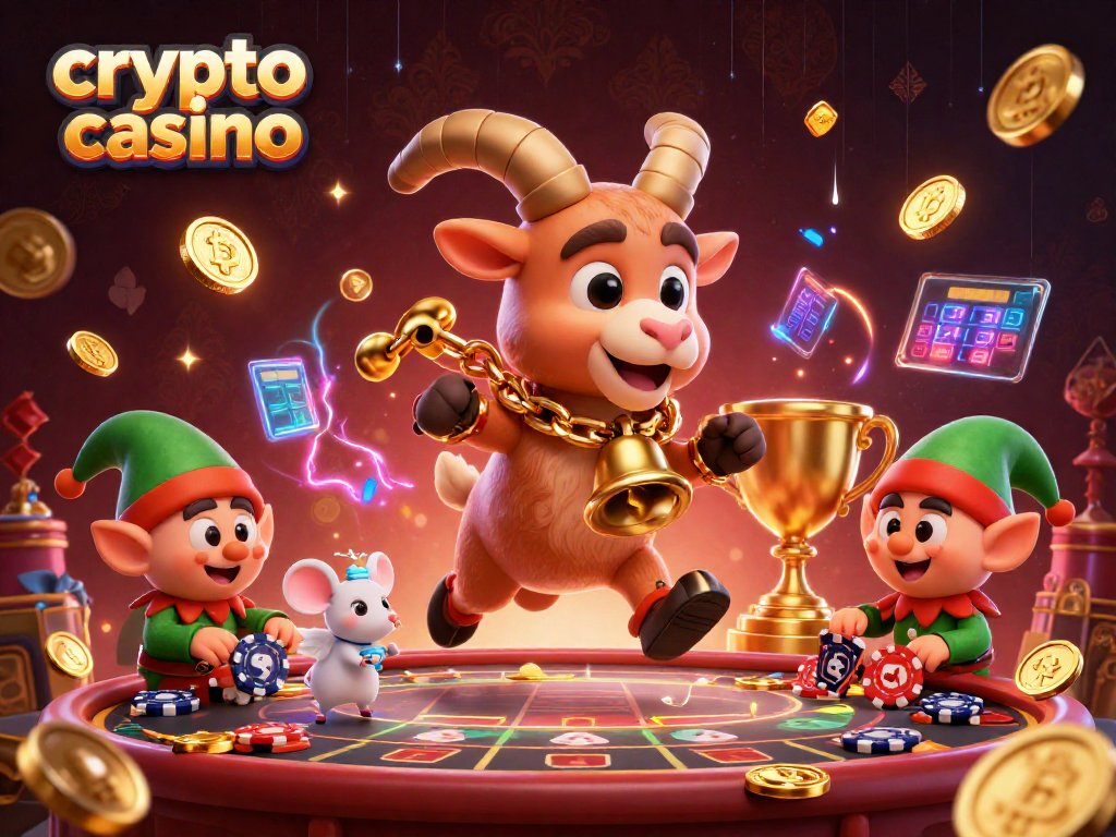 Profitez de l'excitation du crypto casino avec cette scène dynamique de jeux en ligne.
