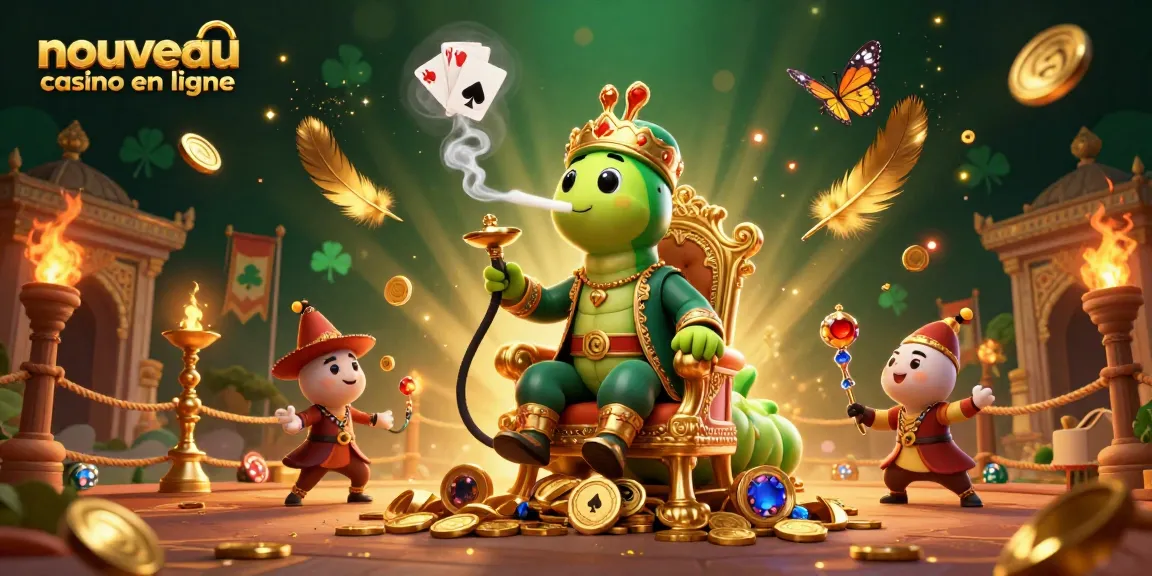 Découvrez le nouveau casino en ligne avec une création dynamique alliant un maître chicha et des symboles de poker.