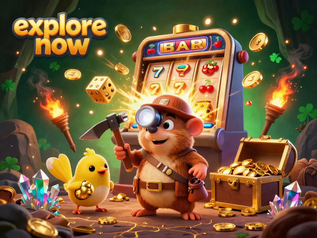 Spin and win with the exciting treasures found when you explore now in this vibrant casino scene.