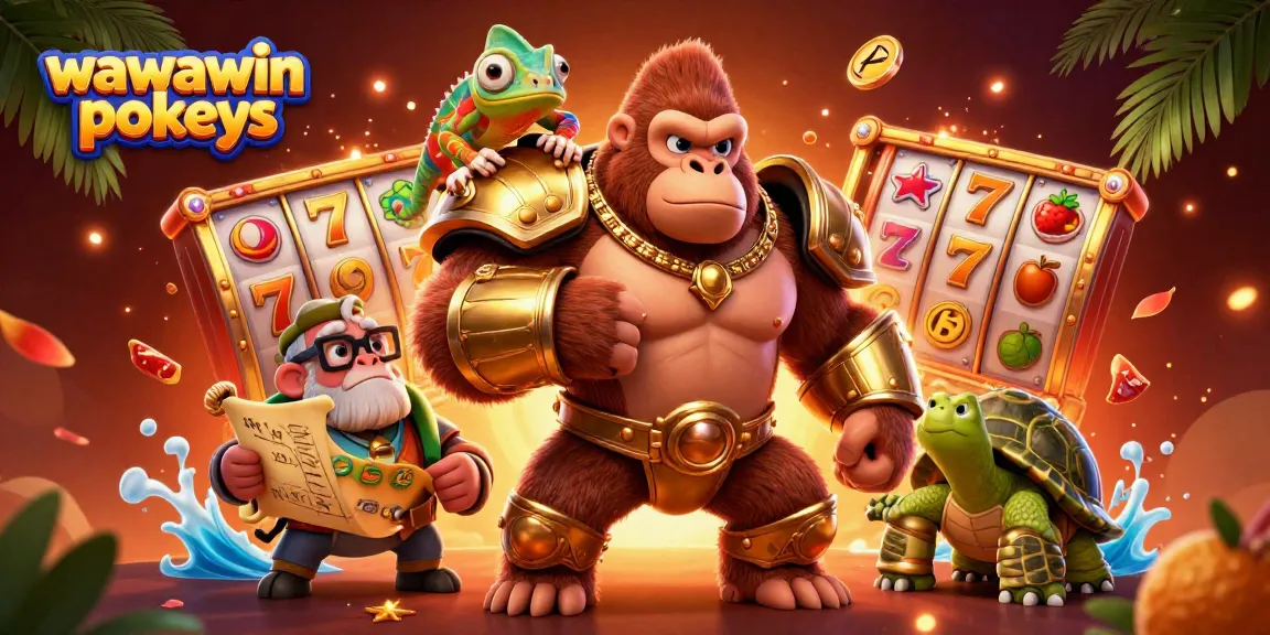Experience thrilling action with wawawin pokies in an engaging 3D casino adventure scene.