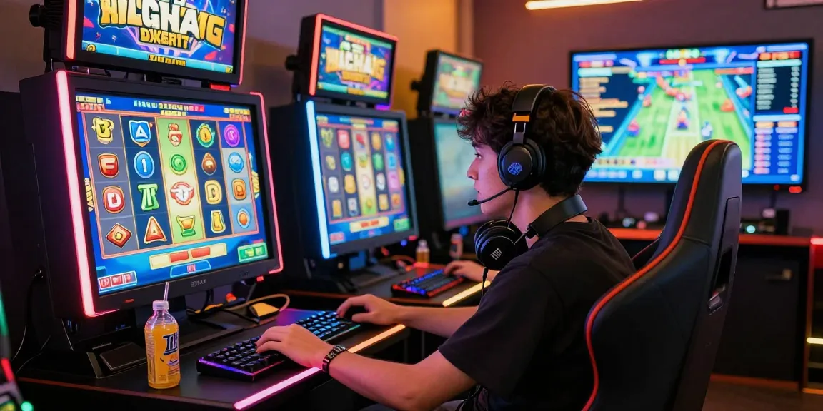 Pengalaman bermain slot88 dengan suasana gaming yang berwarna-warni dan menyenangkan.