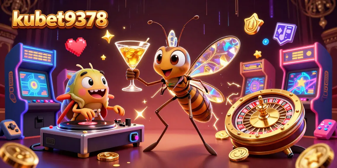 Engage in exciting casino action at kubet9378 with a vibrant 3D gaming scene that highlights the thrill of gambling.