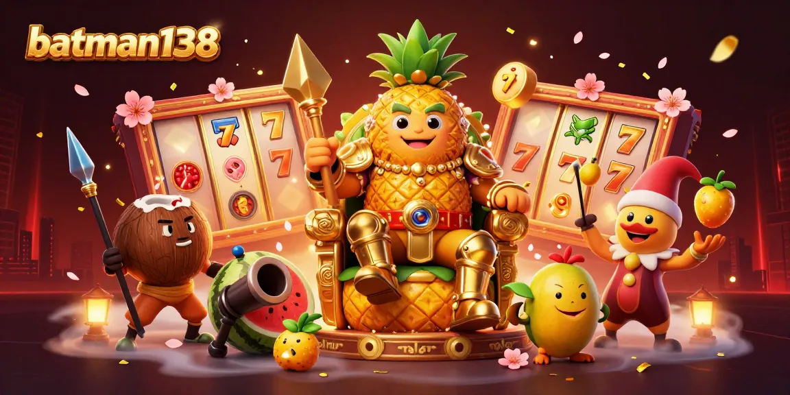 Experience the vibrant action at batman138's casino with golden elements and a lively atmosphere.