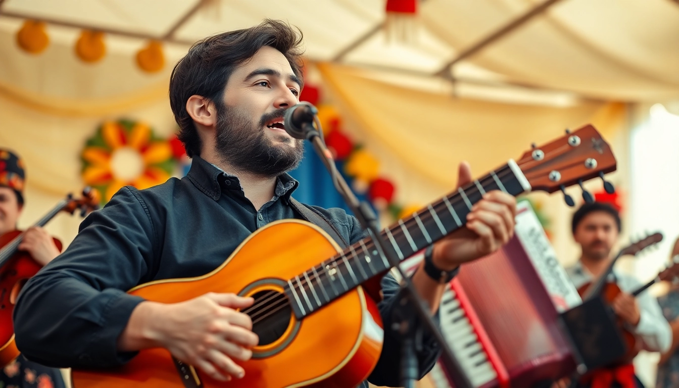 Oferind muzica populara romaneasca printr-un concert vibrant de folclor.
