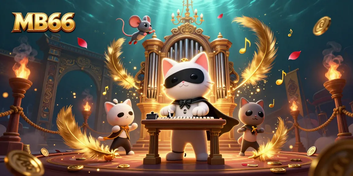 Experience thrilling gameplay at MB66 with a dynamic casino scene featuring unique characters.