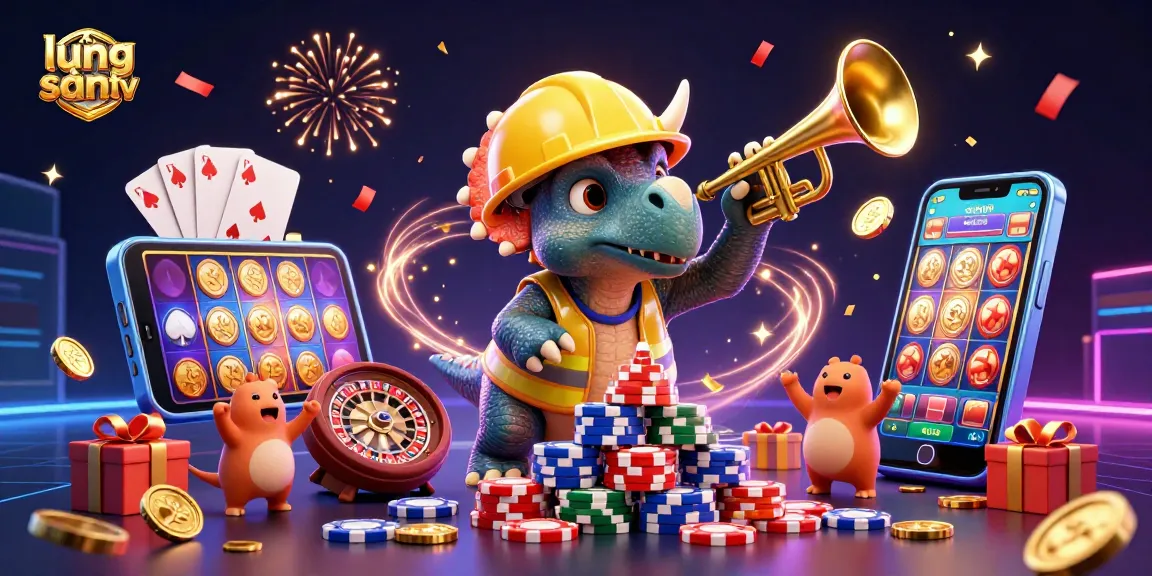 Experience thrilling gaming with lương sơn tv featuring vibrant characters celebrating over poker chips and gaming elements.